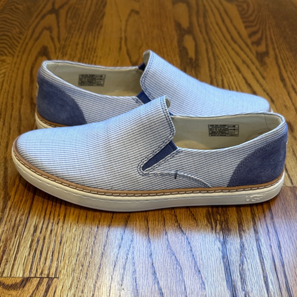 UGG | Adley | Women's Blue/White Slip-On Sneakers | Size 6.5 | New without Box